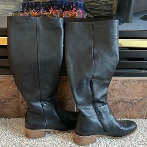 Corso Coma Black Tall Boot Size 8